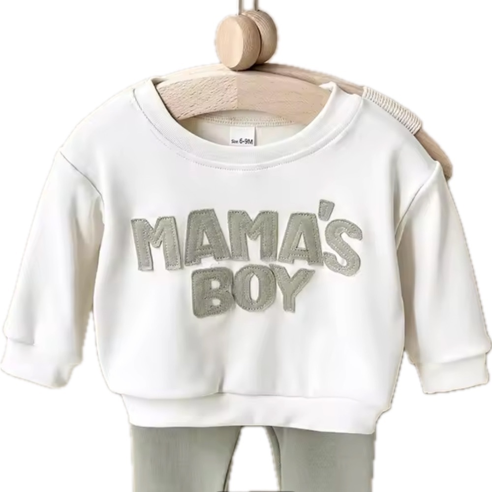 New baby boy’s ‘Mama's Boy' Outfit 6-9 months - Picture 1 of 2